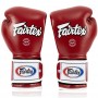 Fairtex BGV9 Боксерские Перчатки Мексиканский Стиль "Heavy Hitter's" Красные